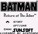 Batman - Return of the Joker (USA, Europe)